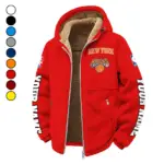 Hoop Passion Fans Winter Fleece Jacket, Winter Endurance Jacket HVN1434NY - red