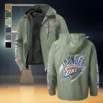 Everyday Hoop Fans Flannel Hoodie, Rugged Sport Flannel Hoodie HVN1434OC - Light Green