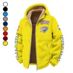 Everyday Hoop Fans Winter Fleece Jacket, Ultra-Soft Fleece Shell HVN1434OC - Yellow
