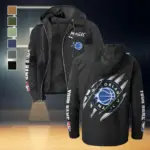 True Fan Pride Flannel Hoodie, Everyday Game Fan Hoodie HVN1434OM - Black