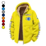 True Fan Pride Winter Fleece Jacket, Heavyweight Plush Fleece HVN1434OM - Yellow