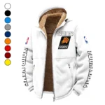 Streetwear Supporter Crew Winter Fleece Jacket, Luxe Microfleece Pullover HVN1434PS - White