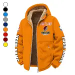 All-Season Supporters Winter Fleece Jacket, Anti-Pill Thermal Fleece HVN1434PT - Orange