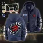 Hoop Passion Squad Fleece Windbreaker Jacket, Ultra-Soft Wind-Stop Fabric HVN1434TR - Navy