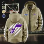 Sport Spirit Fans Fleece Windbreaker Jacket, High-Density Windproof Fleece HVN1434UJ - Khaki