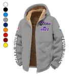 Sport Spirit Fans Winter Fleece Jacket, Premium Fleece Barrier HVN1434UJ - Grey