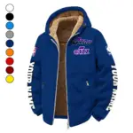 Sport Spirit Fans Winter Fleece Jacket, Premium Fleece Barrier HVN1434UJ - Navy