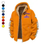 Sport Spirit Fans Winter Fleece Jacket, Premium Fleece Barrier HVN1434UJ - Orange