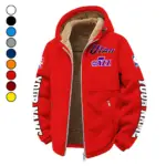 Sport Spirit Fans Winter Fleece Jacket, Premium Fleece Barrier HVN1434UJ - red