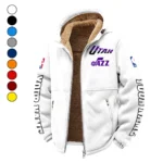 Sport Spirit Fans Winter Fleece Jacket, Premium Fleece Barrier HVN1434UJ - White