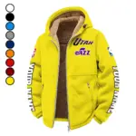 Sport Spirit Fans Winter Fleece Jacket, Premium Fleece Barrier HVN1434UJ - Yellow