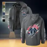 All-Season Hoop Squad Flannel Hoodie, Fan Squad Flannel Hoodie HVN1434WW - Gray