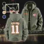 Athletic Hoop Lifestyle Fleece Windbreaker Jacket, Thermal Wind-Stop Jacket HVN1435AH - Green