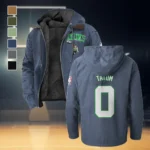 Pure Basketball Spirit Flannel Hoodie, Game Day Hooded Flannel HVN1435BC - Navy Blue