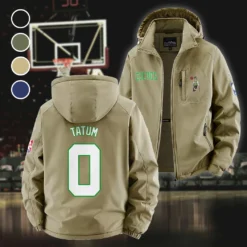Pure Basketball Spirit Fleece Windbreaker Jacket, Insulated Windbreaker Fleece HVN1435BC - Khaki