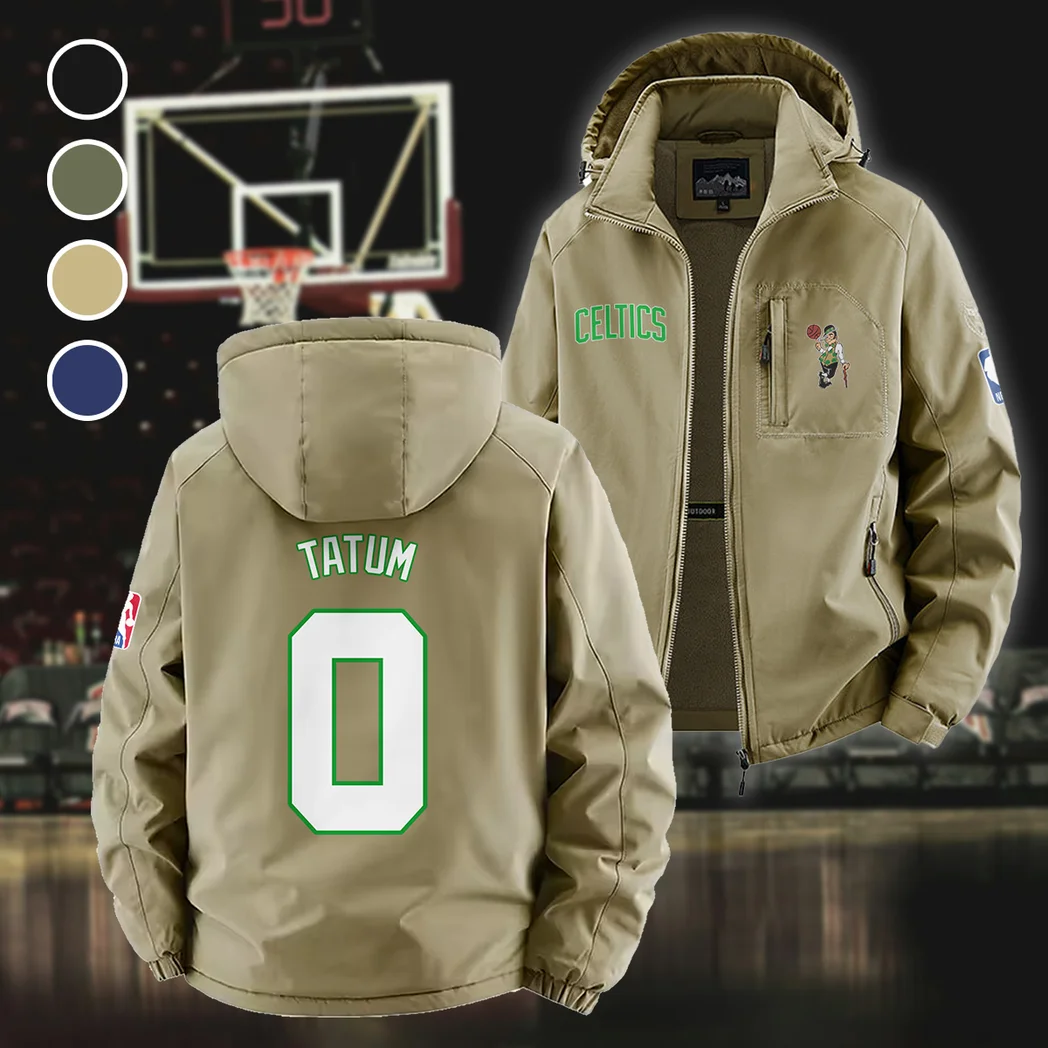 Pure Basketball Spirit Fleece Windbreaker Jacket, Insulated Windbreaker Fleece HVN1435BC - Khaki
