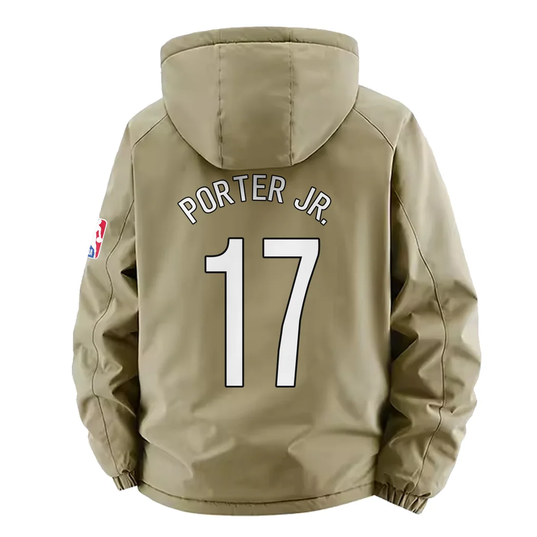 Loyal Fan Lifestyle Fleece Windbreaker Jacket, All-Weather Fleece Shield HVN1435BN - Khaki - Image 4