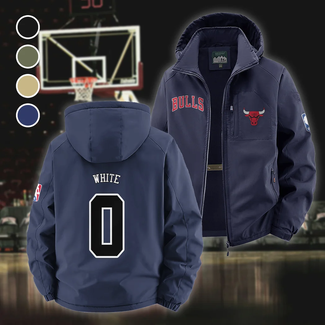 Loyal Supporter Crew Fleece Windbreaker Jacket, Windproof Fleece Hybrid HVN1435CB - Navy