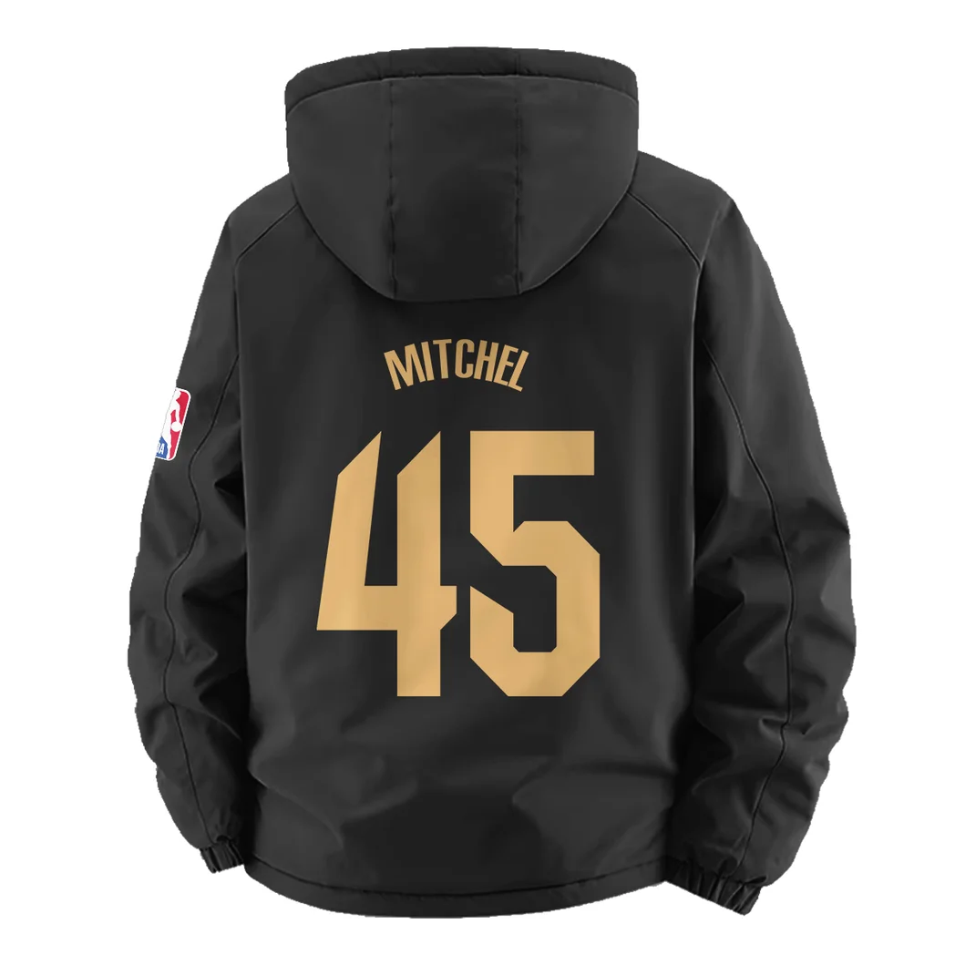 Rising Fan Spirit Fleece Windbreaker Jacket, Storm-Blocker Fleece HVN1435CC - Black - Image 4