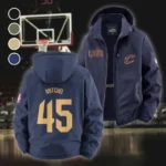 Rising Fan Spirit Fleece Windbreaker Jacket, Storm-Blocker Fleece HVN1435CC - Navy