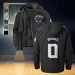 Rising Hoop Energy Flannel Hoodie, Stadium Ready Flannel Hoodie HVN1435CH - Black