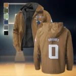 Rising Hoop Energy Flannel Hoodie, Stadium Ready Flannel Hoodie HVN1435CH - Camel