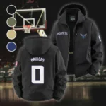 Rising Hoop Energy Fleece Windbreaker Jacket, Core-Warmth Windbreaker HVN1435CH - Black