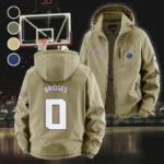 Rising Hoop Energy Fleece Windbreaker Jacket, Core-Warmth Windbreaker HVN1435CH - Khaki