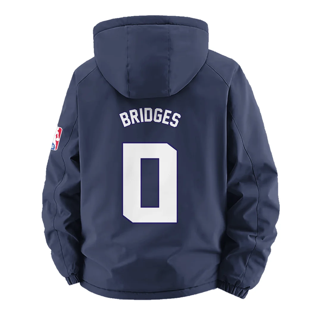 Rising Hoop Energy Fleece Windbreaker Jacket, Core-Warmth Windbreaker HVN1435CH - Navy - Image 4
