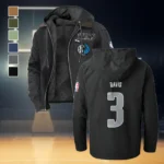 All-Season Fan Spirit Flannel Hoodie, Everyday Supporter Hooded Flannel HVN1435DM - Black