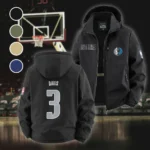 All-Season Fan Spirit Fleece Windbreaker Jacket, Essential Cold & Wind Barrier HVN1435DM - Black