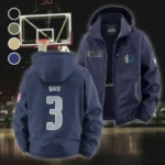 All-Season Fan Spirit Fleece Windbreaker Jacket, Essential Cold & Wind Barrier HVN1435DM - Navy