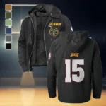 Court Passion Crew Flannel Hoodie, Team Spirit Flannel Hoodie HVN1435DN - Black