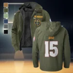 Court Passion Crew Flannel Hoodie, Team Spirit Flannel Hoodie HVN1435DN - Green