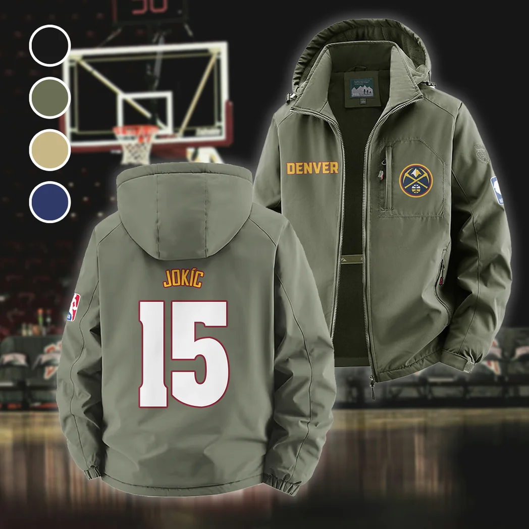 Court Passion Crew Fleece Windbreaker Jacket, Dual-Layer Protection Jacket HVN1435DN - Green