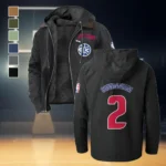 Hoop Passion Supporters Flannel Hoodie, Street Style Sport Hoodie HVN1435DP - Black