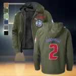 Hoop Passion Supporters Flannel Hoodie, Street Style Sport Hoodie HVN1435DP - Green