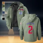 Hoop Passion Supporters Flannel Hoodie, Street Style Sport Hoodie HVN1435DP - Light Green