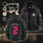 Hoop Passion Supporters Fleece Windbreaker Jacket, Weather-Guard Fleece HVN1435DP - Black