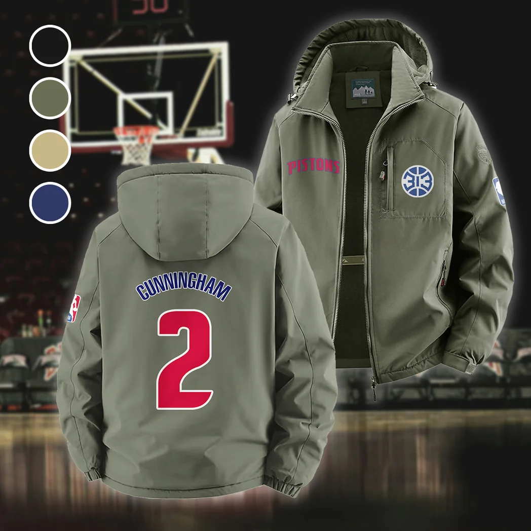 Hoop Passion Supporters Fleece Windbreaker Jacket, Weather-Guard Fleece HVN1435DP - Green