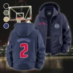 Hoop Passion Supporters Fleece Windbreaker Jacket, Weather-Guard Fleece HVN1435DP - Navy