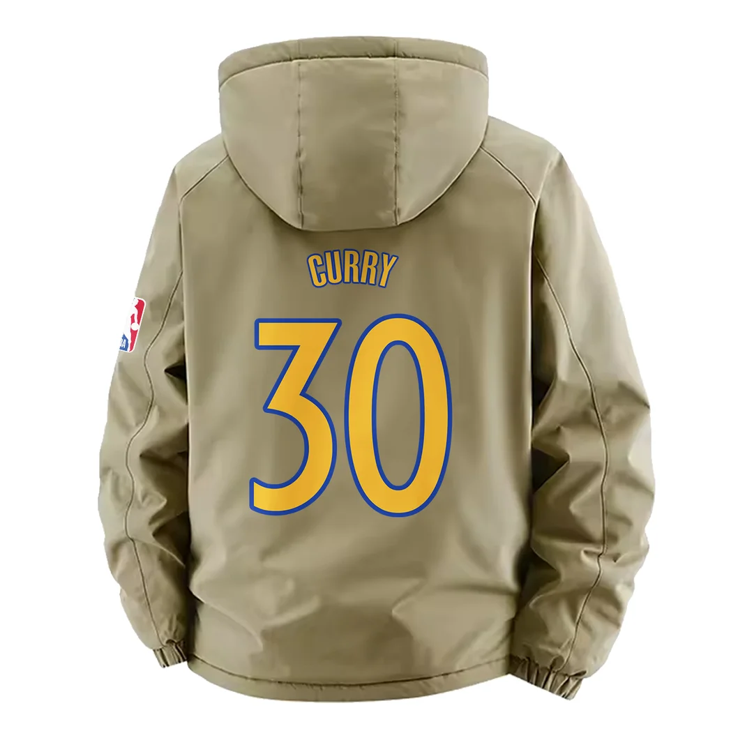 Play Spirit Fleece Windbreaker Jacket, Thermal Wind-Deflector HVN1435GS - Khaki - Image 4
