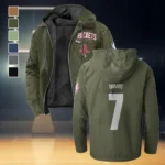 Streetwear Fan Lifestyle Flannel Hoodie, Cold Game Day Hoodie HVN1435HR - Green