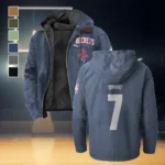 Streetwear Fan Lifestyle Flannel Hoodie, Cold Game Day Hoodie HVN1435HR - Navy Blue
