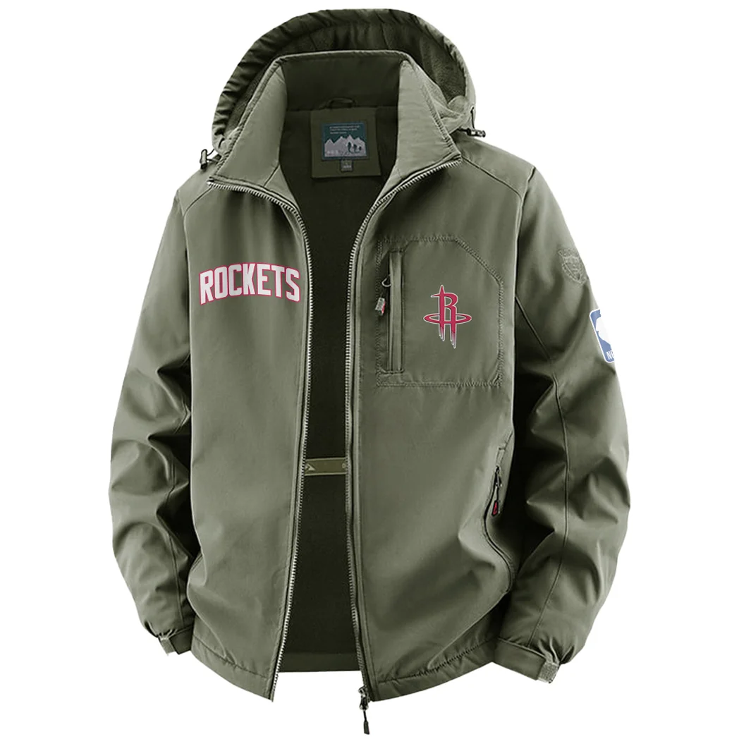 Streetwear Fan Lifestyle Fleece Windbreaker Jacket, Dynamic Trail Runner's Shell HVN1435HR - Green - Image 2
