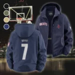 Streetwear Fan Lifestyle Fleece Windbreaker Jacket, Dynamic Trail Runner's Shell HVN1435HR - Navy