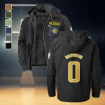 Streetwear Game Culture Flannel Hoodie, Supporter Spirit Hooded Flannel HVN1435IP - Black