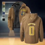 Streetwear Game Culture Flannel Hoodie, Supporter Spirit Hooded Flannel HVN1435IP - Camel