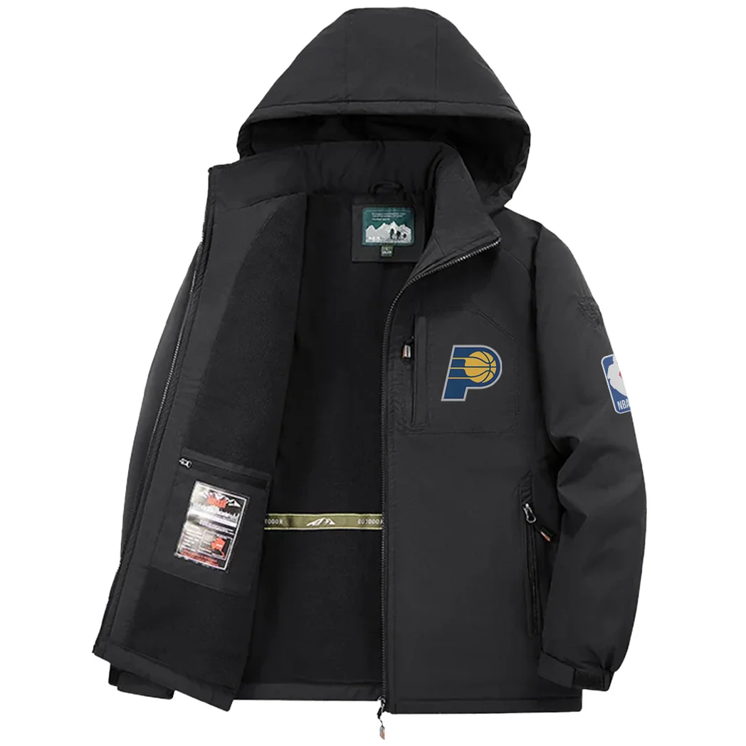 Streetwear Game Culture Fleece Windbreaker Jacket, High-Output Training Jacket HVN1435IP - Black - Image 3