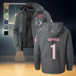 Rising Sport Fans Flannel Hoodie, Athletic Lifestyle Fan Hoodie HVN1435LA - Gray